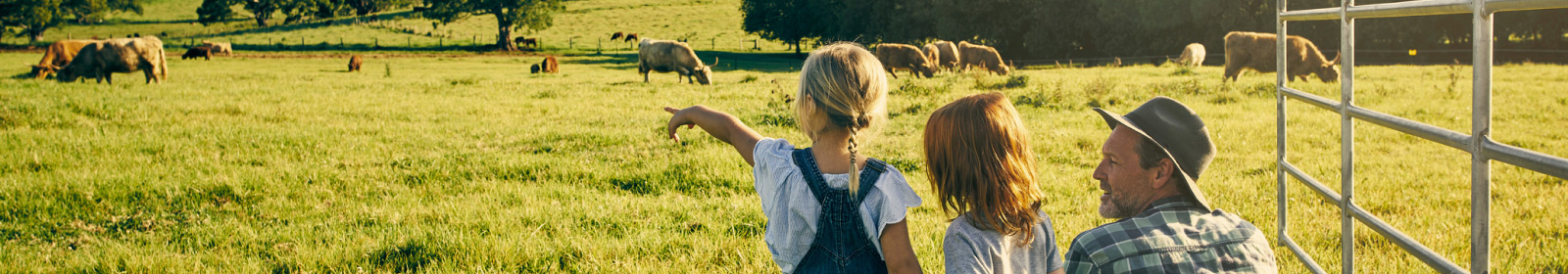 family on a farm