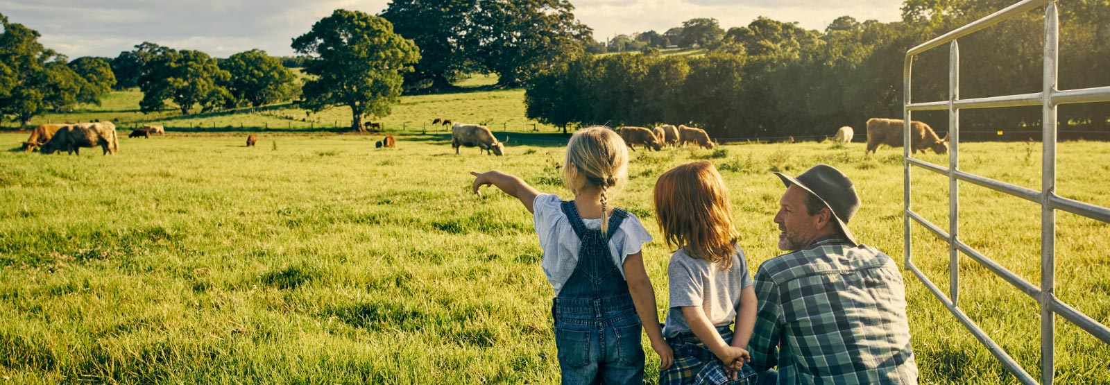 family on a farm